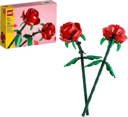 Buildable Brick Rose Decor