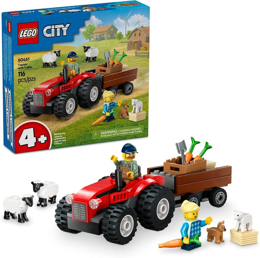 Red Farm Tractor Toy