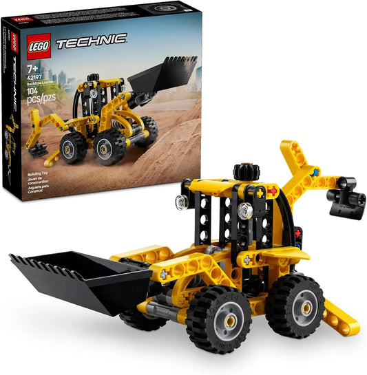 Technic Backhoe Loader Construction Toy