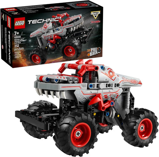 Monster Jam ThunderROARus Pull-Back Toy Truck