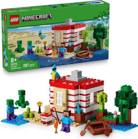 Minecraft TNT Jungle House Building Toy