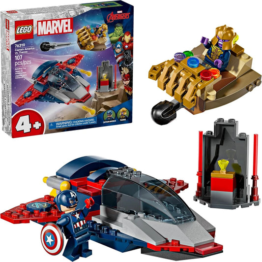 LEGO Marvel Captain America vs Thanos Building Toy