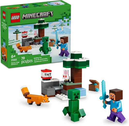 Minecraft Taiga Adventure Building Toy