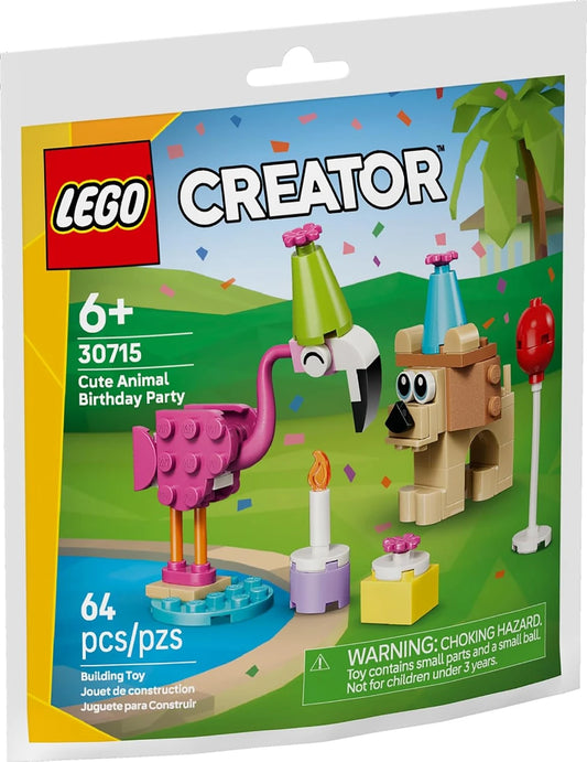 Cute Animal Birthday Party Lego Set